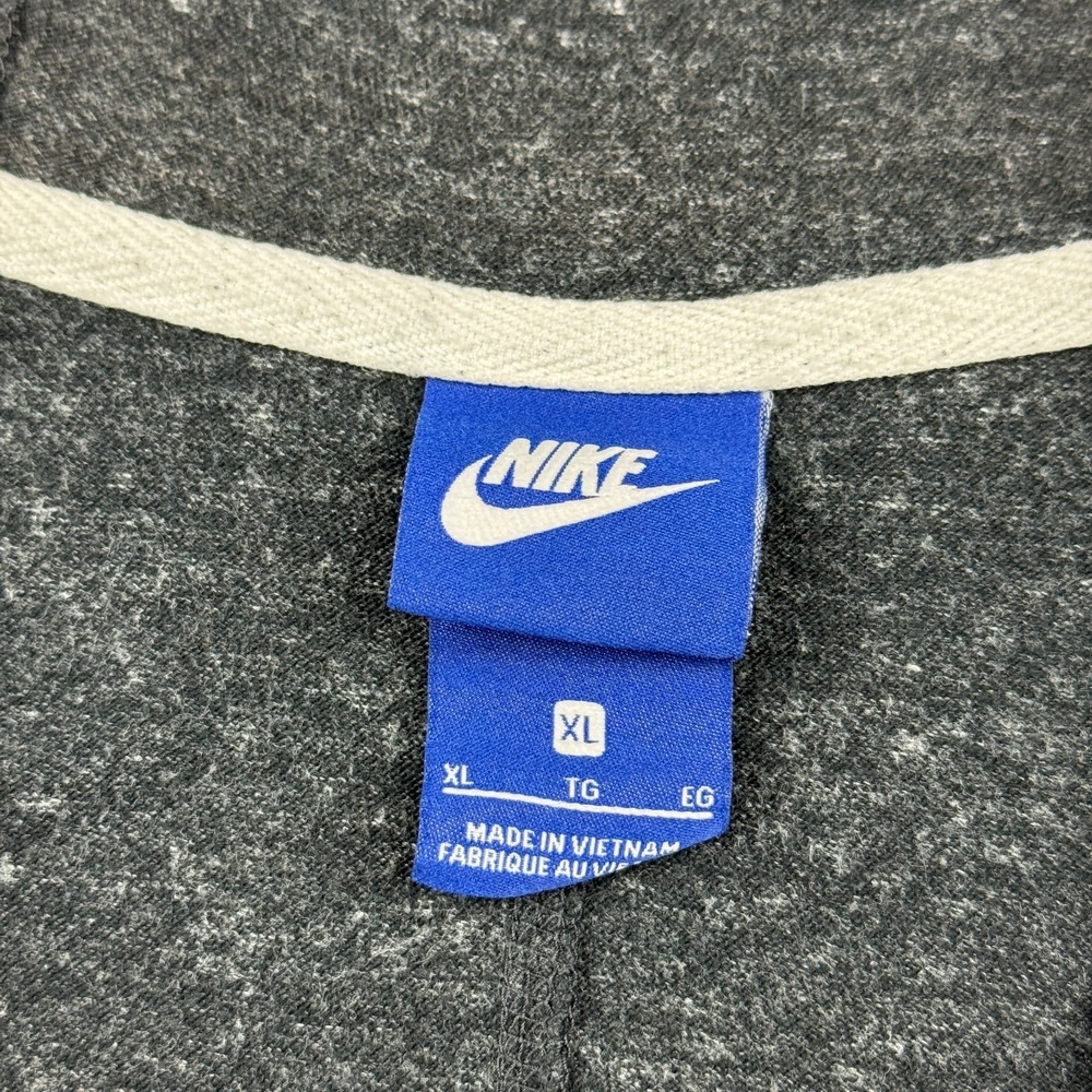 Nike Jacket Women XL Gray Lightweight Full Zip Hoodie Fleece Gym Workout Train - Picture 5 of 12